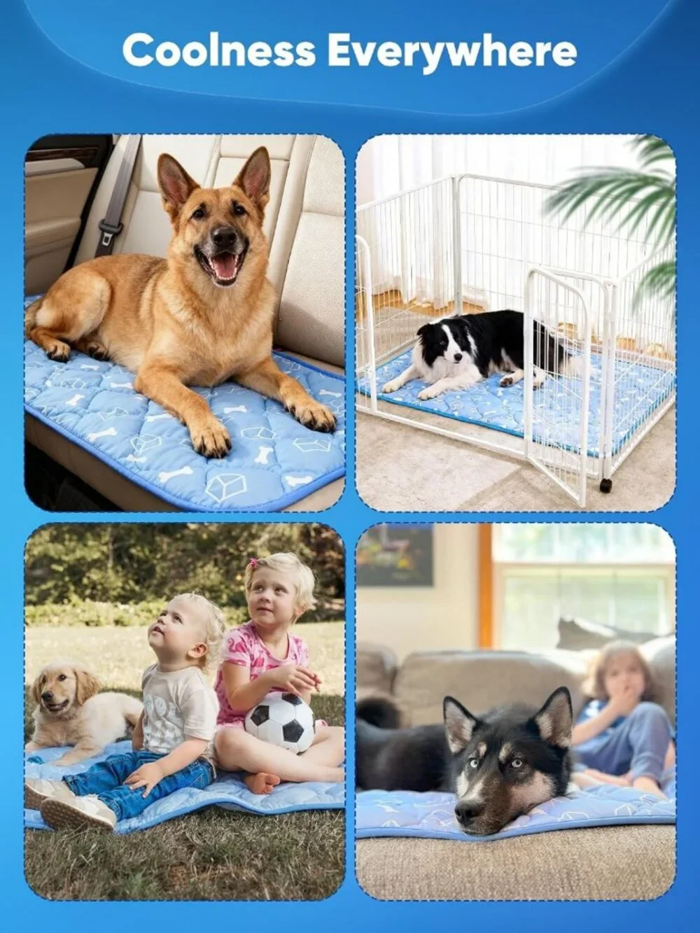 Extra Large Dog Cooling Mat 44